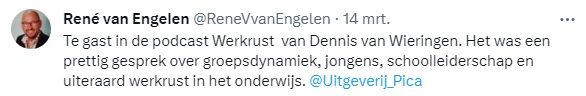 Tweet René van Engelen