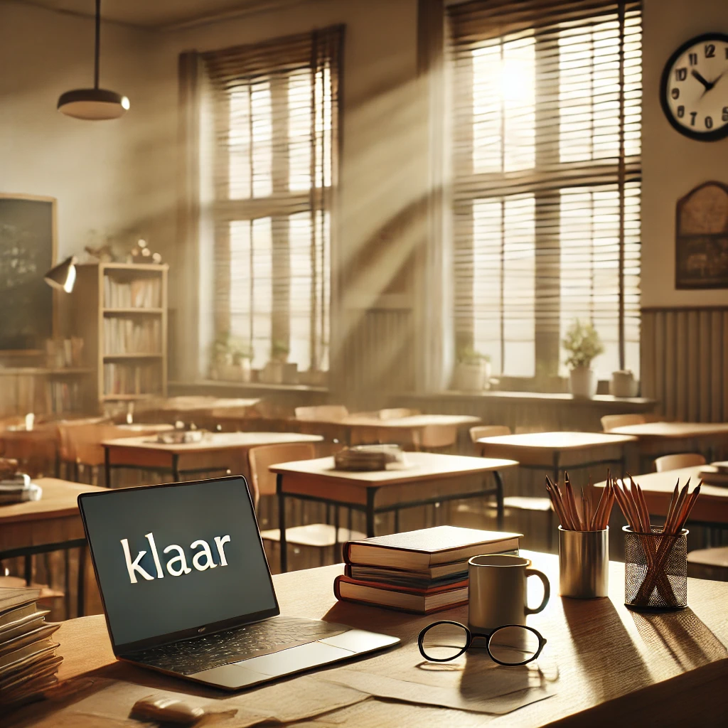 Klaslokaal, klaar